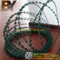 PVC Coated Concertina Wire Razor Arame farpado